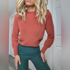Jessica Simpson Terracotta Crew Neck Sweater